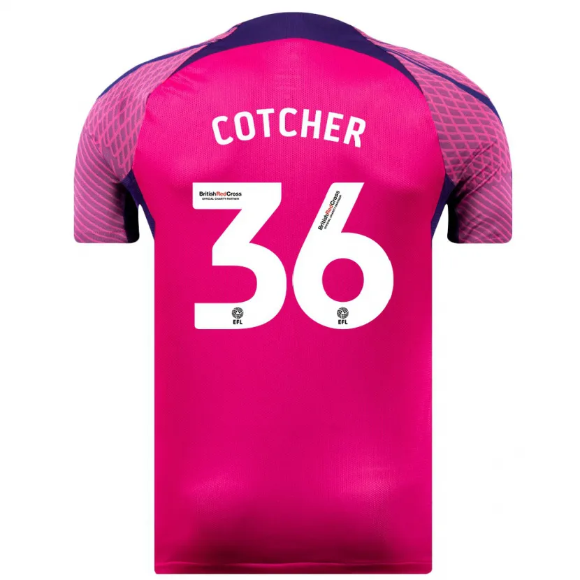 Danxen Niño Camiseta Mason Cotcher #36 Morado 2ª Equipación 2023/24 La Camisa