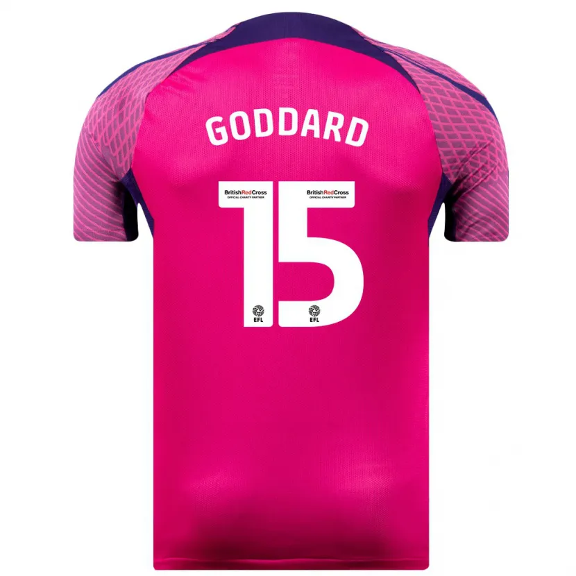 Danxen Niño Camiseta Amy Goddard #15 Morado 2ª Equipación 2023/24 La Camisa