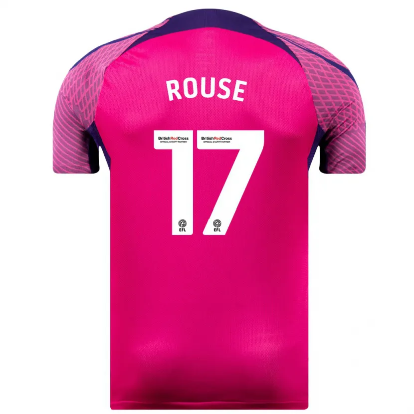 Danxen Niño Camiseta Mollie Rouse #17 Morado 2ª Equipación 2023/24 La Camisa