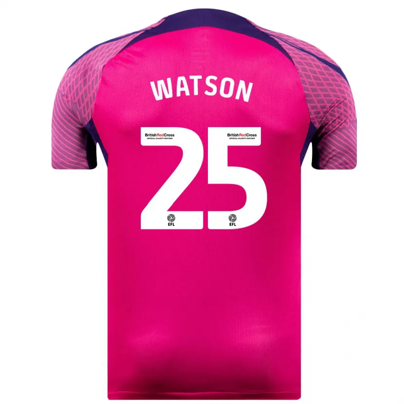 Danxen Niño Camiseta Katy Watson #25 Morado 2ª Equipación 2023/24 La Camisa