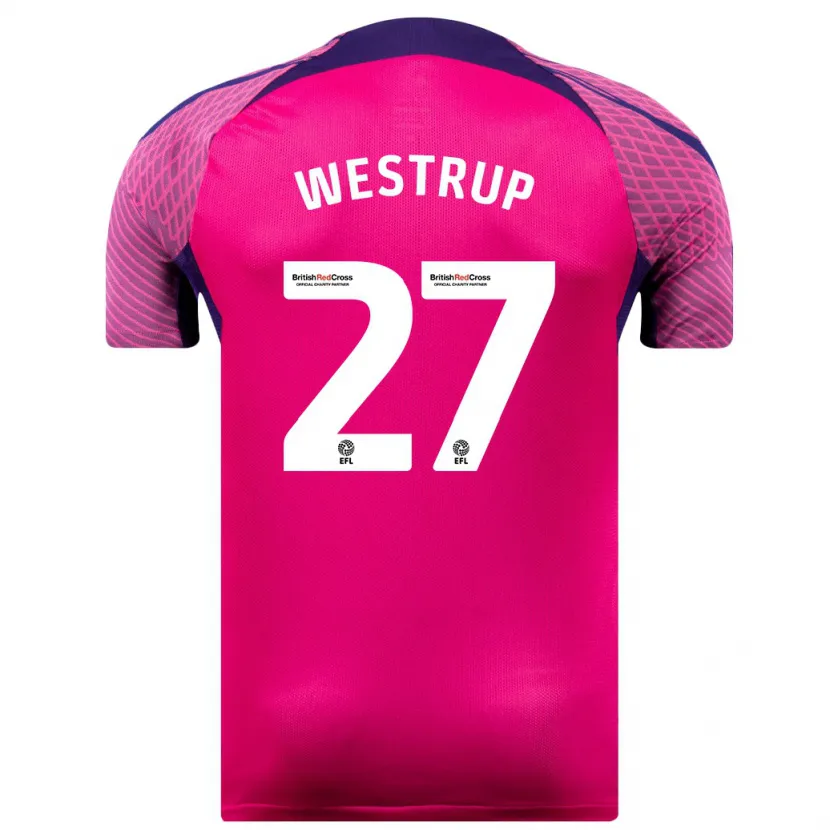 Danxen Niño Camiseta Brianna Westrup #27 Morado 2ª Equipación 2023/24 La Camisa