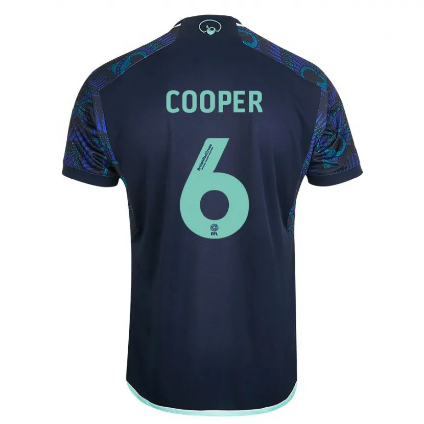 Danxen Niño Camiseta Liam Cooper #6 Azul 2ª Equipación 2023/24 La Camisa