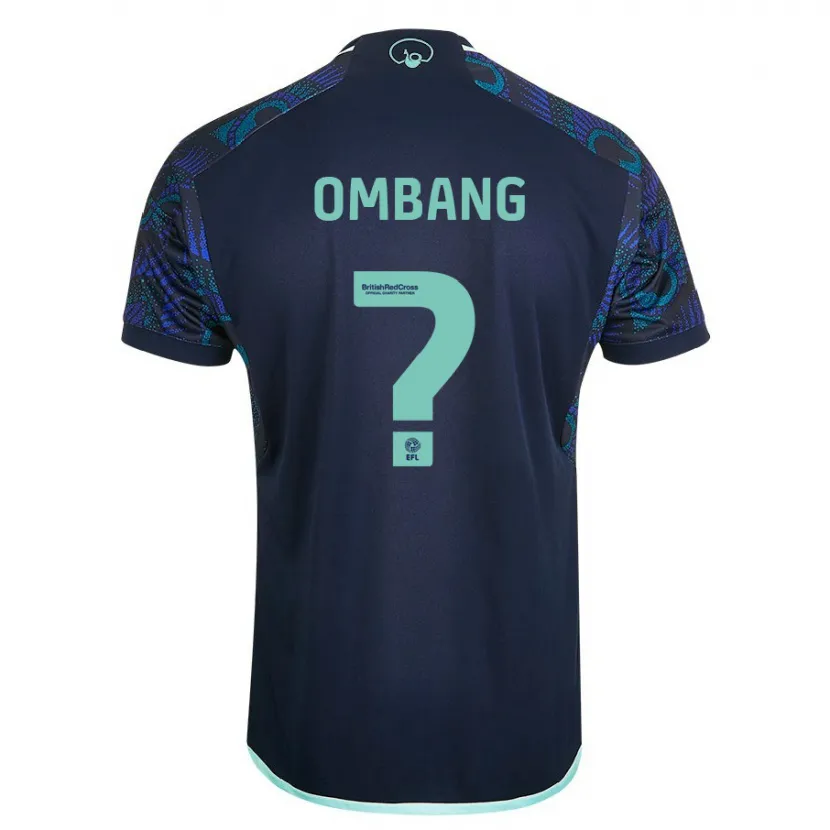 Danxen Niño Camiseta Darryl Ombang #0 Azul 2ª Equipación 2023/24 La Camisa