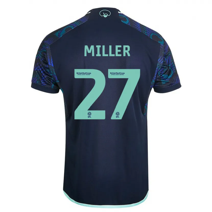 Danxen Niño Camiseta Amari Miller #27 Azul 2ª Equipación 2023/24 La Camisa