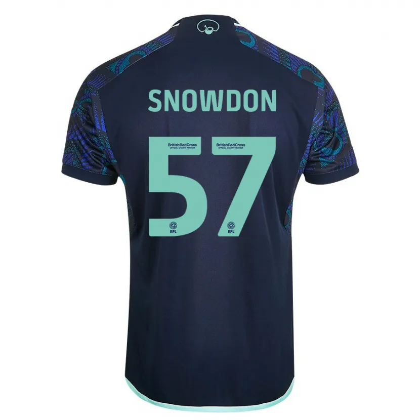 Danxen Niño Camiseta Joe Snowdon #57 Azul 2ª Equipación 2023/24 La Camisa