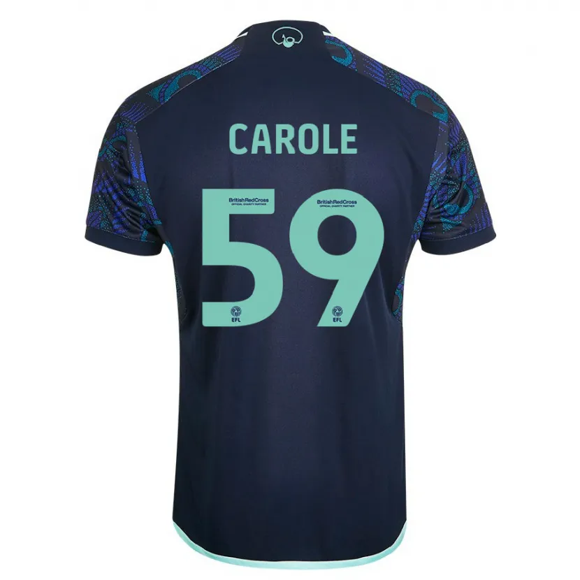 Danxen Niño Camiseta Keenan Carole #59 Azul 2ª Equipación 2023/24 La Camisa