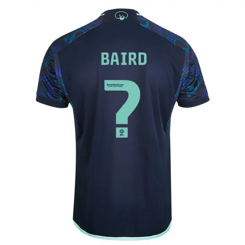 Danxen Niño Camiseta Alex Baird #0 Azul 2ª Equipación 2023/24 La Camisa