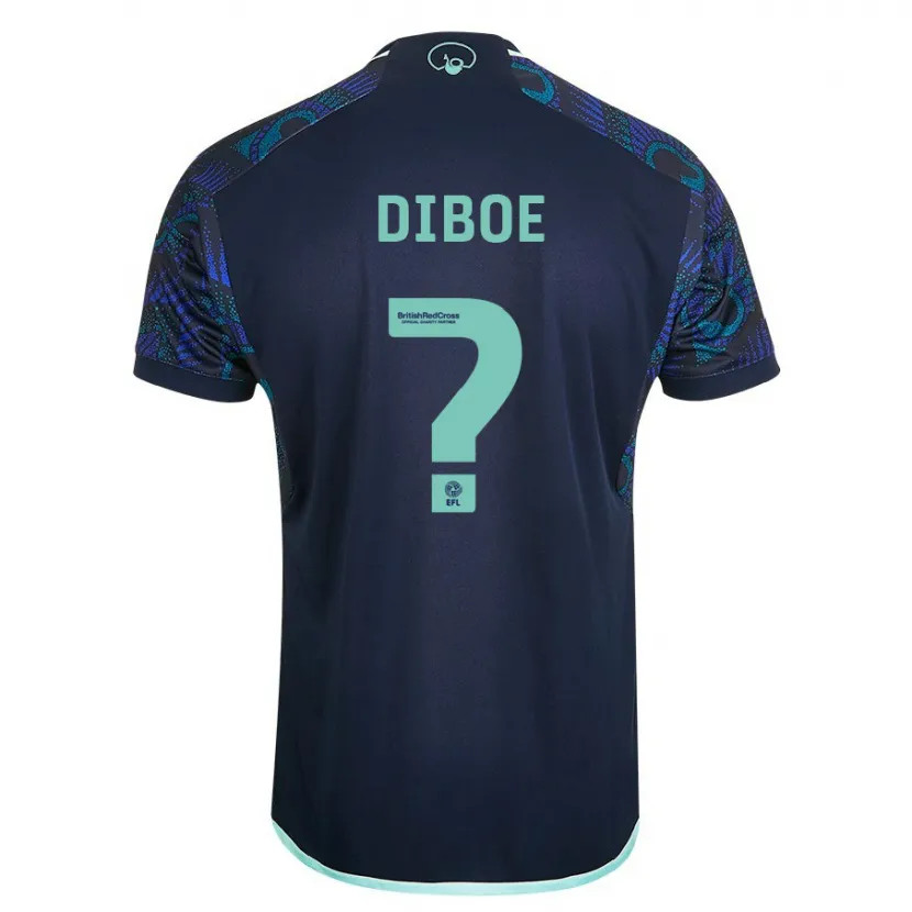 Danxen Niño Camiseta Cuba Diboe #0 Azul 2ª Equipación 2023/24 La Camisa