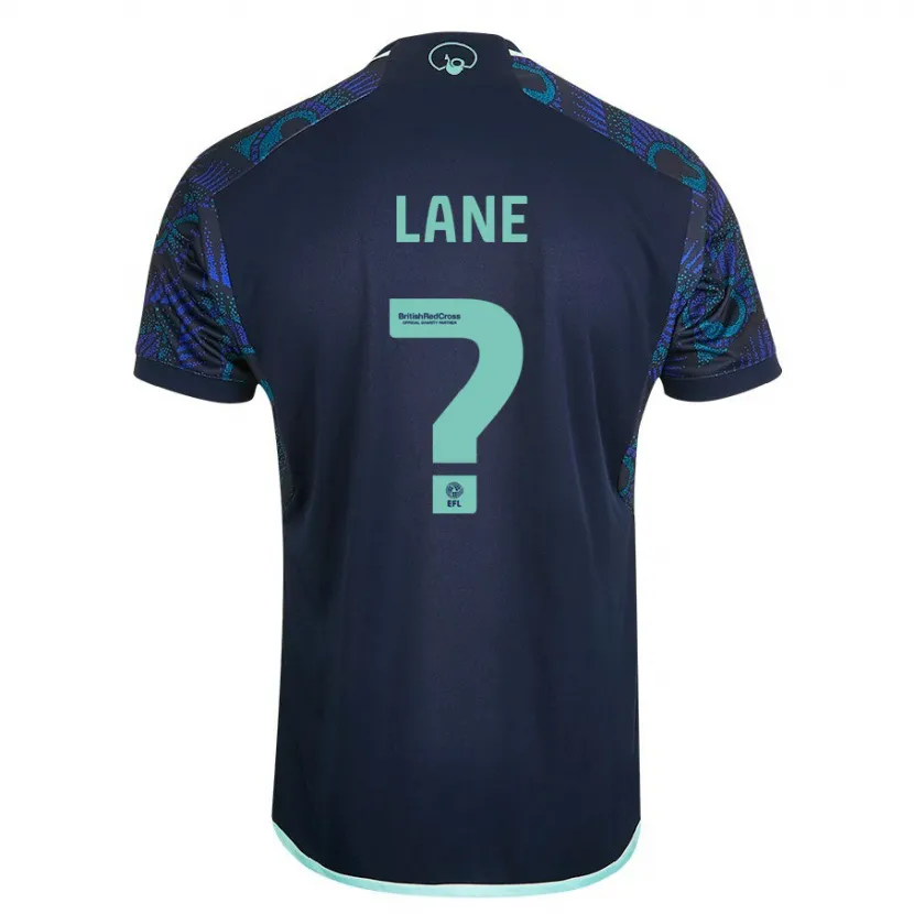 Danxen Niño Camiseta Freddie Lane #0 Azul 2ª Equipación 2023/24 La Camisa