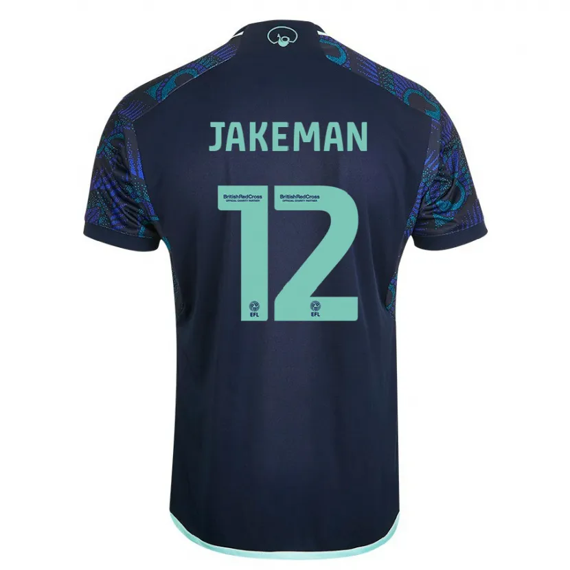 Danxen Niño Camiseta Harriet Jakeman #12 Azul 2ª Equipación 2023/24 La Camisa