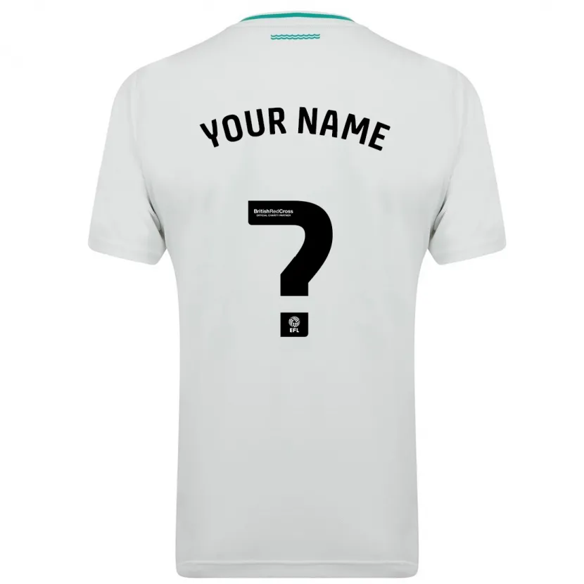 Danxen Niño Camiseta Su Nombre #0 Blanco 2ª Equipación 2023/24 La Camisa