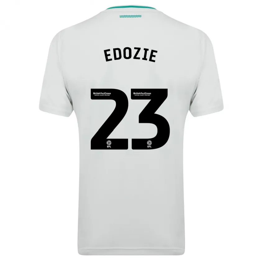 Danxen Niño Camiseta Samuel Edozie #23 Blanco 2ª Equipación 2023/24 La Camisa