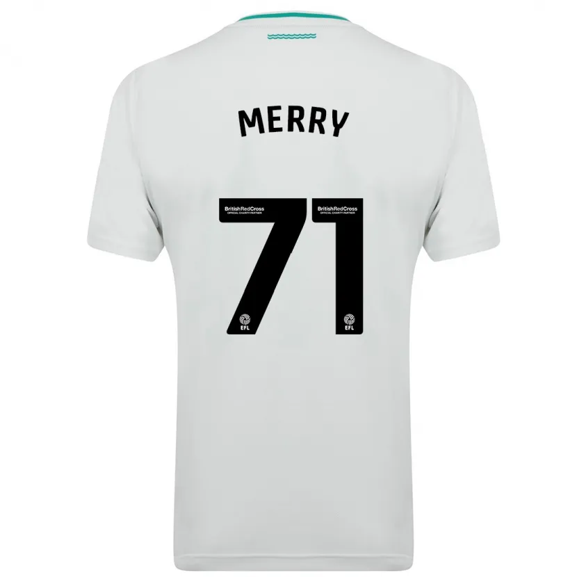 Danxen Niño Camiseta Will Merry #71 Blanco 2ª Equipación 2023/24 La Camisa