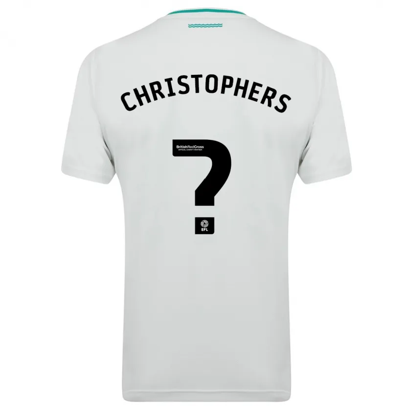 Danxen Niño Camiseta Leo Christophers #0 Blanco 2ª Equipación 2023/24 La Camisa