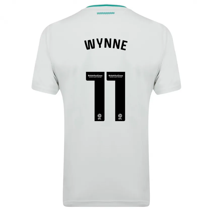 Danxen Niño Camiseta Megan Wynne #11 Blanco 2ª Equipación 2023/24 La Camisa