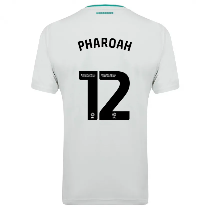 Danxen Niño Camiseta Sophia Pharoah #12 Blanco 2ª Equipación 2023/24 La Camisa