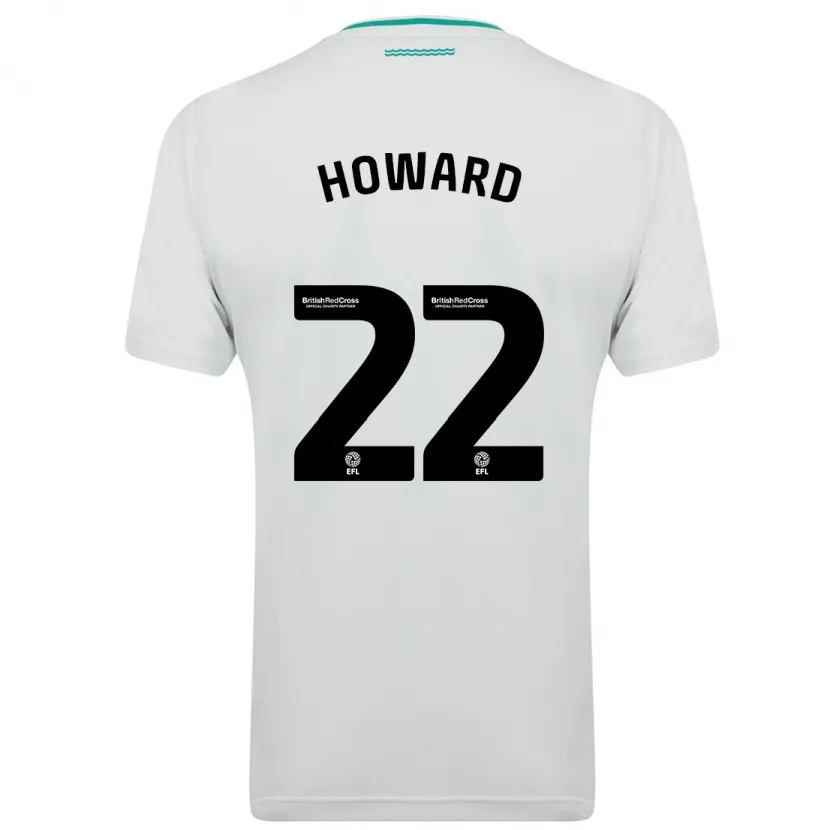 Danxen Niño Camiseta Bethany-May Howard #22 Blanco 2ª Equipación 2023/24 La Camisa