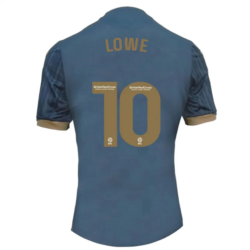 Danxen Niño Camiseta Jamal Lowe #10 Verde Azulado Oscuro 2ª Equipación 2023/24 La Camisa