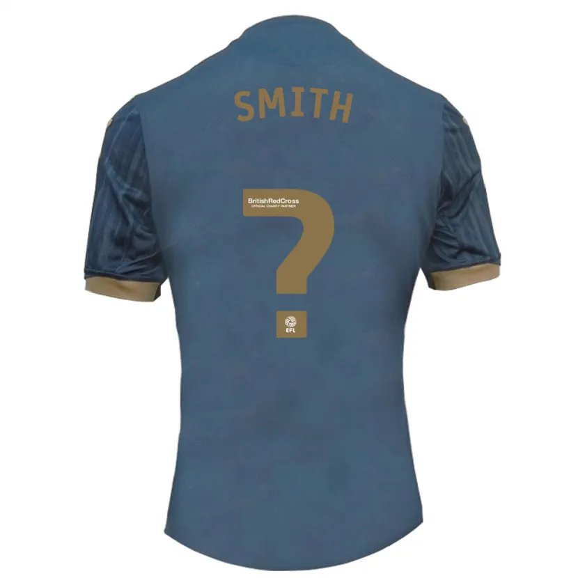 Danxen Niño Camiseta Liam Smith #0 Verde Azulado Oscuro 2ª Equipación 2023/24 La Camisa