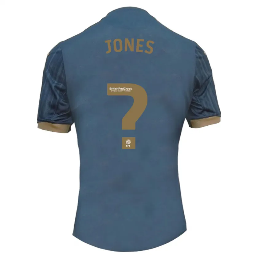 Danxen Niño Camiseta Harry Jones #0 Verde Azulado Oscuro 2ª Equipación 2023/24 La Camisa