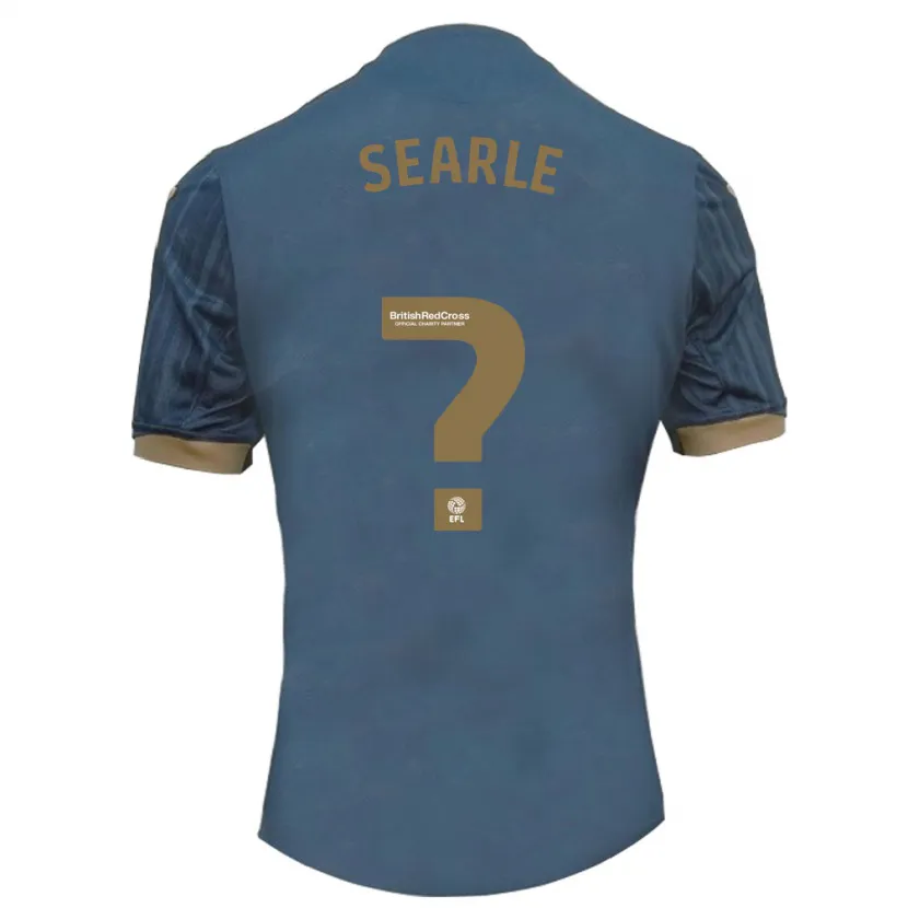 Danxen Niño Camiseta Thomas Searle #0 Verde Azulado Oscuro 2ª Equipación 2023/24 La Camisa