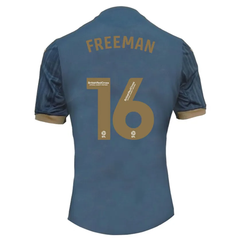 Danxen Niño Camiseta Emily Freeman #16 Verde Azulado Oscuro 2ª Equipación 2023/24 La Camisa