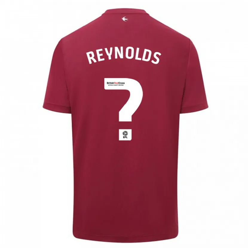 Danxen Niño Camiseta Oliver Reynolds #0 Rojo 2ª Equipación 2023/24 La Camisa