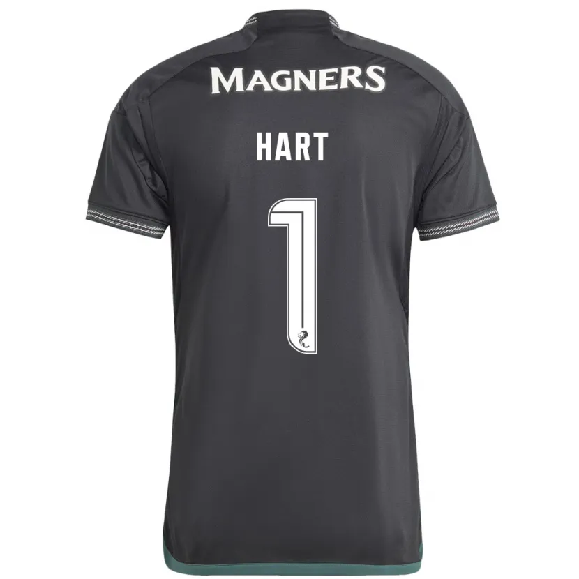 Danxen Niño Camiseta Joe Hart #1 Negro 2ª Equipación 2023/24 La Camisa