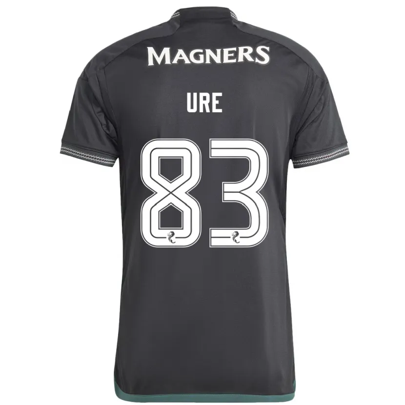 Danxen Niño Camiseta Kyle Ure #83 Negro 2ª Equipación 2023/24 La Camisa