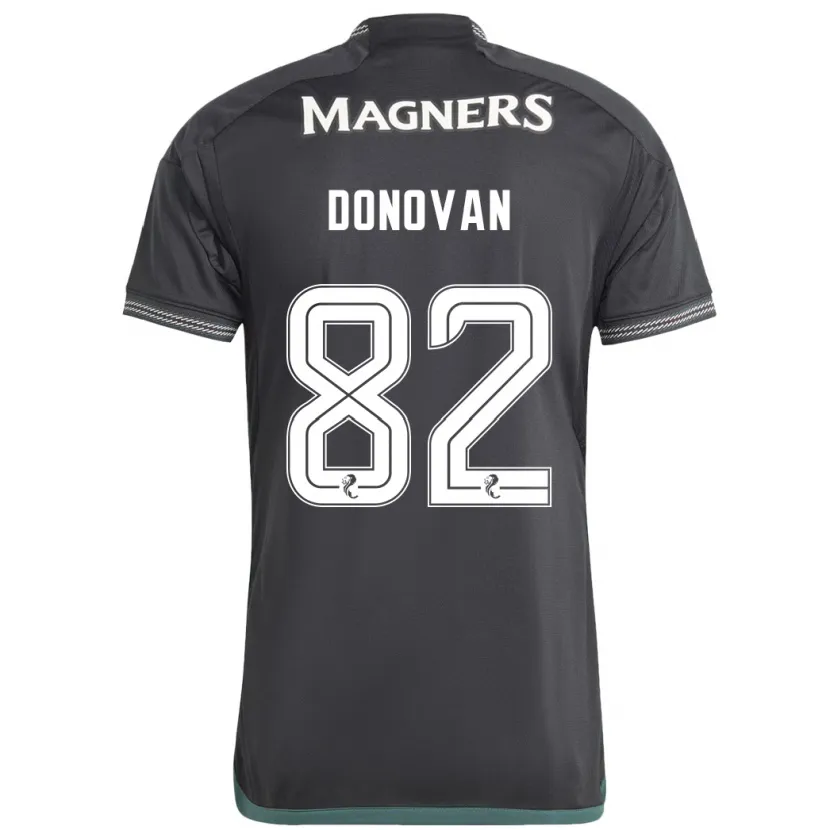 Danxen Niño Camiseta Colby Donovan #82 Negro 2ª Equipación 2023/24 La Camisa