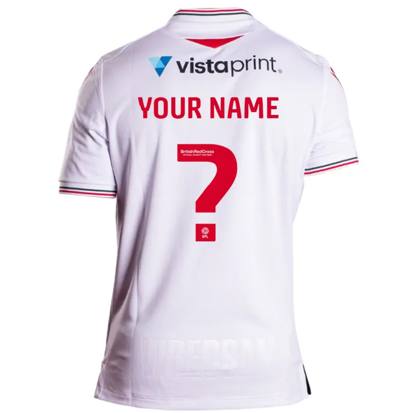 Danxen Niño Camiseta Su Nombre #0 Blanco 2ª Equipación 2023/24 La Camisa