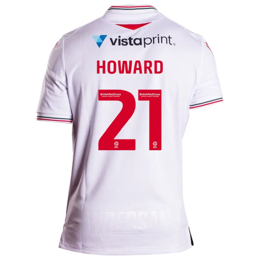 Danxen Niño Camiseta Mark Howard #21 Blanco 2ª Equipación 2023/24 La Camisa