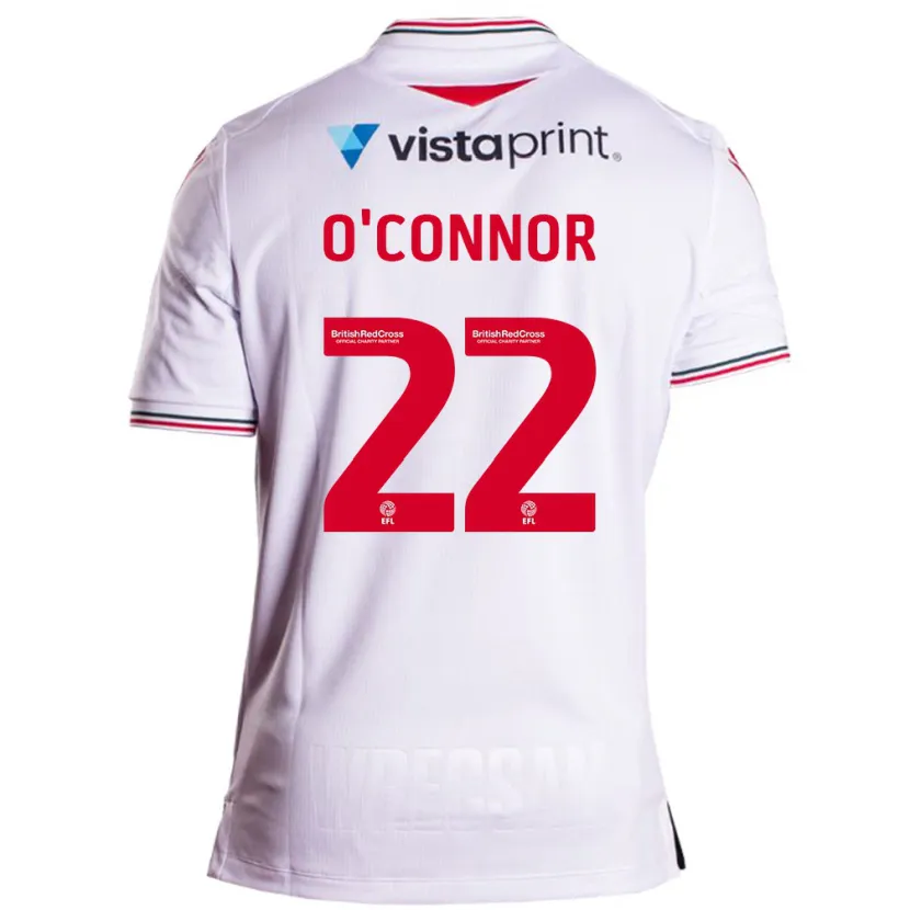 Danxen Niño Camiseta Thomas O'connor #22 Blanco 2ª Equipación 2023/24 La Camisa