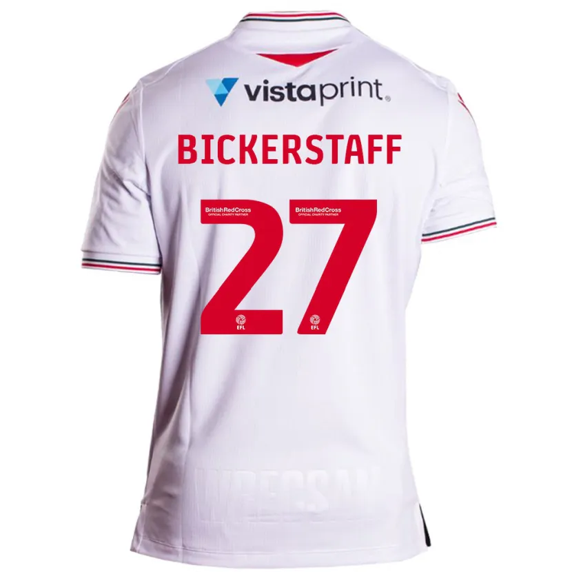 Danxen Niño Camiseta Jake Bickerstaff #27 Blanco 2ª Equipación 2023/24 La Camisa