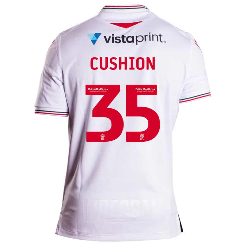 Danxen Niño Camiseta Owen Cushion #35 Blanco 2ª Equipación 2023/24 La Camisa