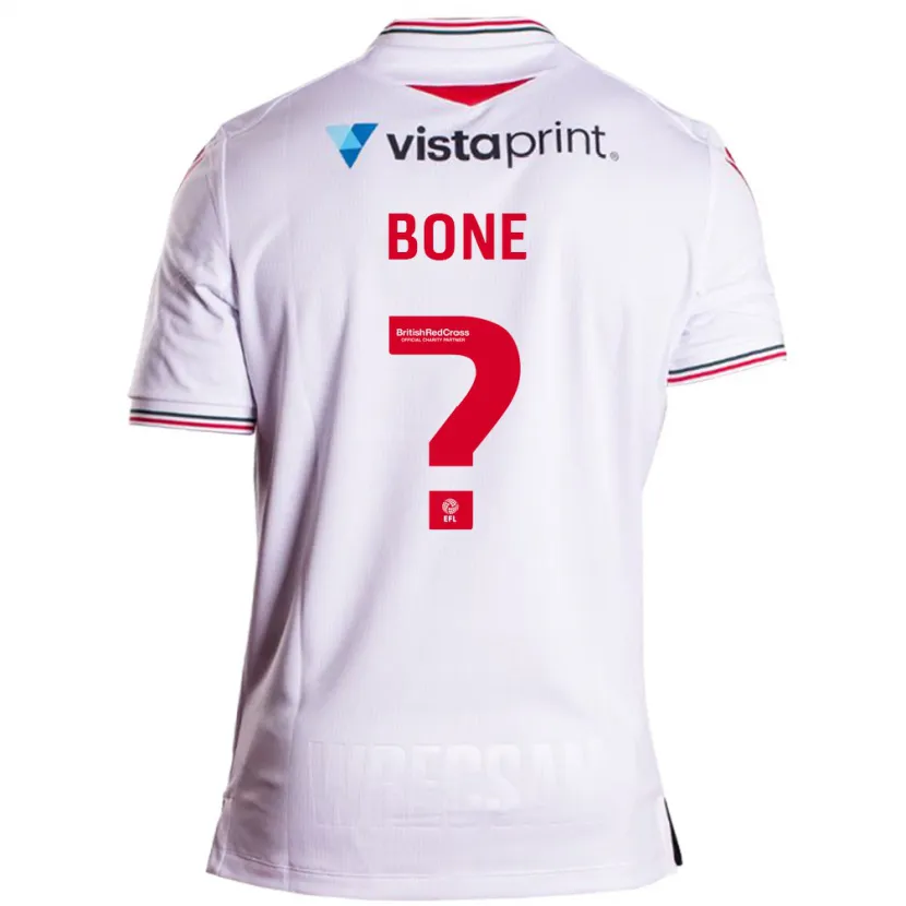 Danxen Niño Camiseta Kai Bone #0 Blanco 2ª Equipación 2023/24 La Camisa