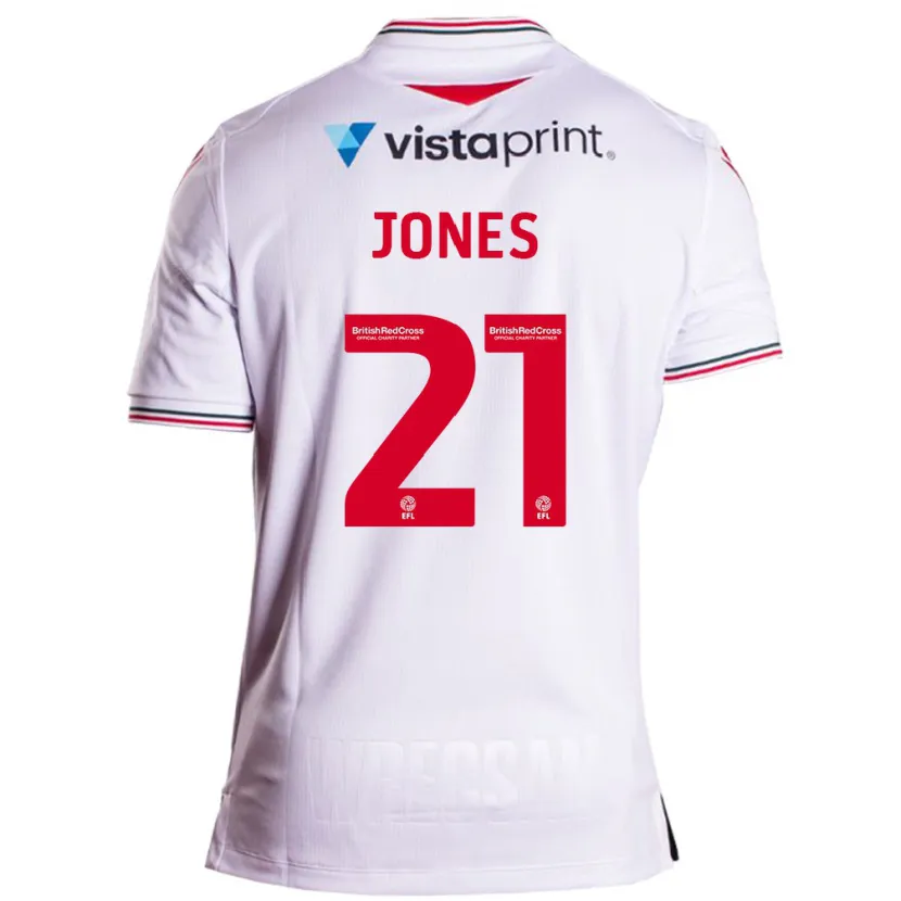 Danxen Niño Camiseta Lili Jones #21 Blanco 2ª Equipación 2023/24 La Camisa