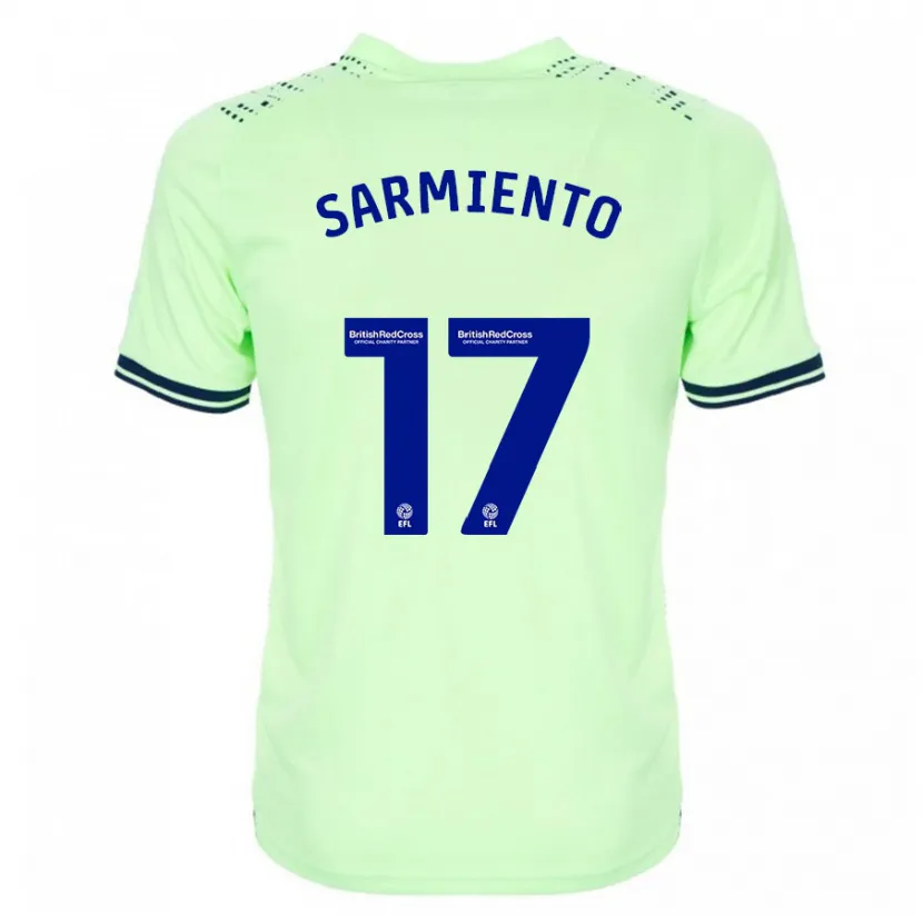 Danxen Niño Camiseta Jeremy Sarmiento #17 Armada 2ª Equipación 2023/24 La Camisa