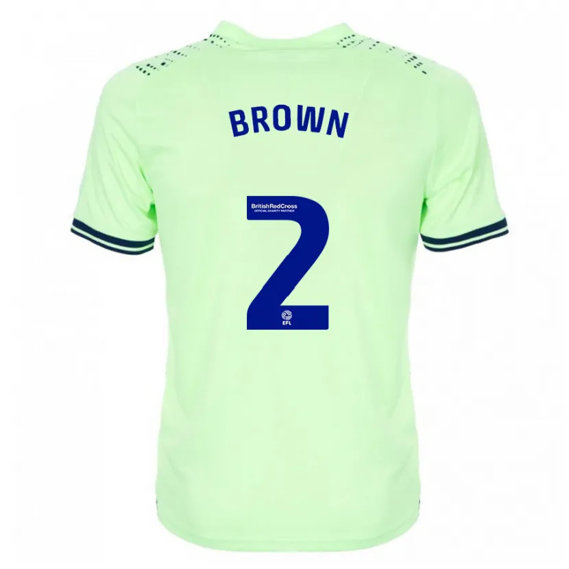 Danxen Niño Camiseta Ashlee Brown #2 Armada 2ª Equipación 2023/24 La Camisa