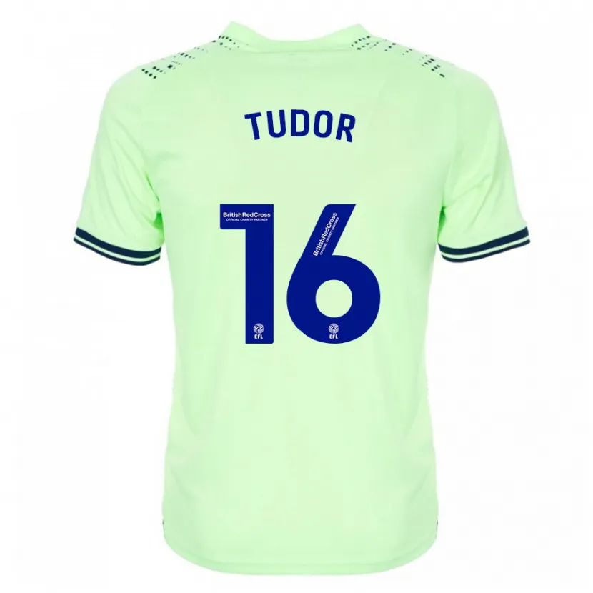 Danxen Niño Camiseta Sophie Tudor #16 Armada 2ª Equipación 2023/24 La Camisa