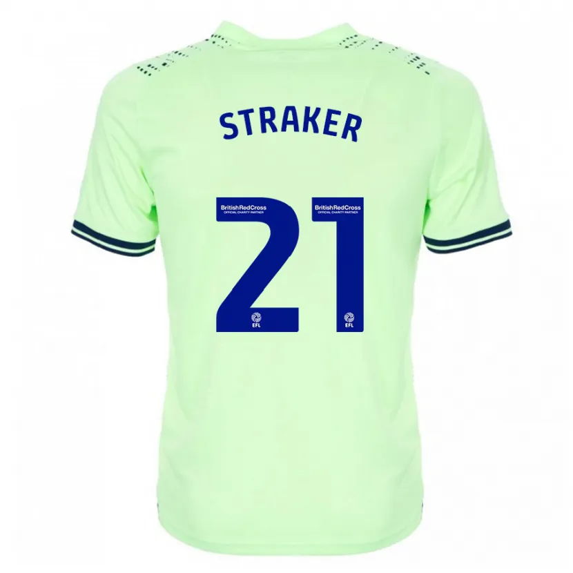 Danxen Niño Camiseta Jannelle Straker #21 Armada 2ª Equipación 2023/24 La Camisa