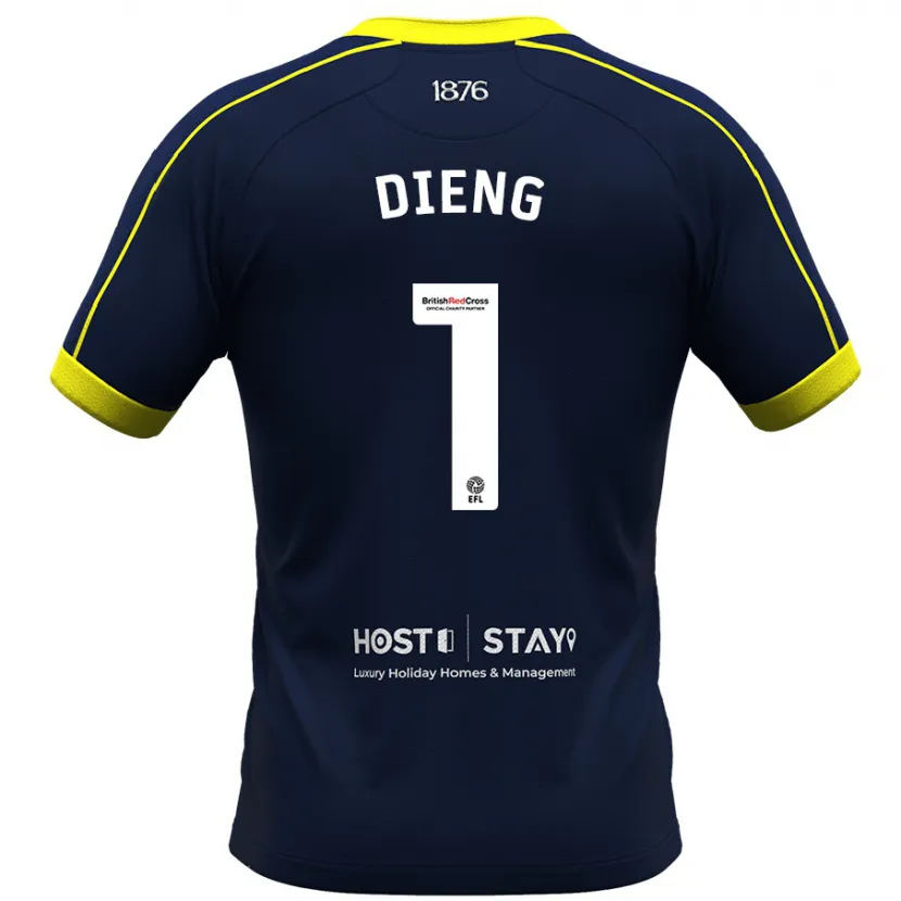 Danxen Niño Camiseta Seny Dieng #1 Armada 2ª Equipación 2023/24 La Camisa