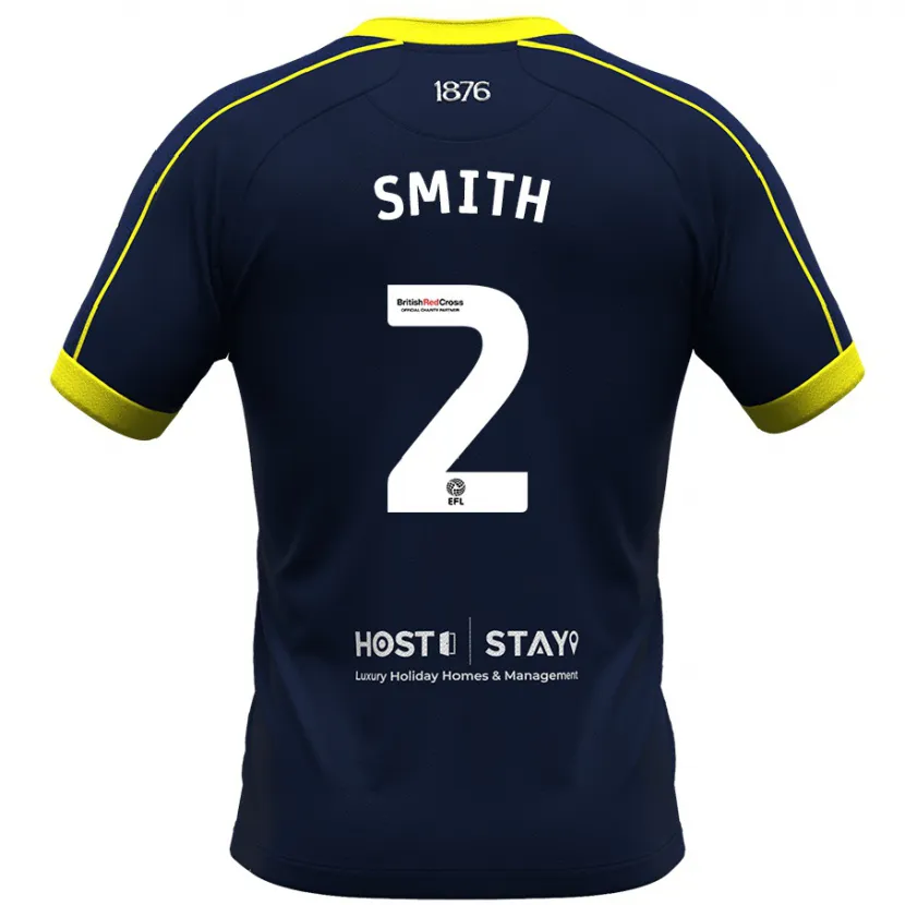 Danxen Niño Camiseta Tommy Smith #2 Armada 2ª Equipación 2023/24 La Camisa