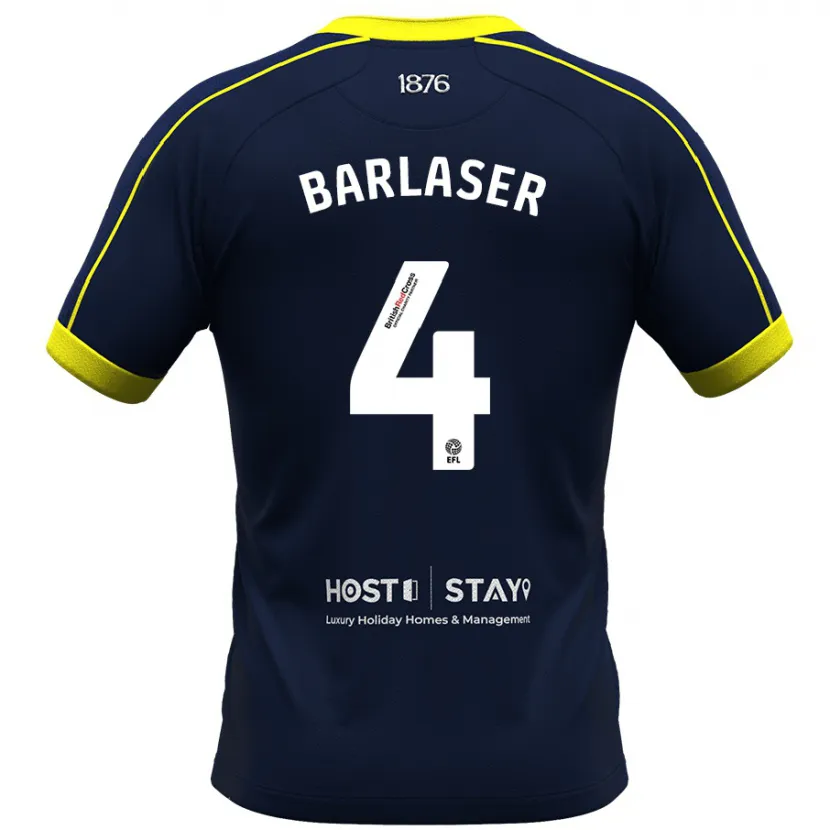 Danxen Niño Camiseta Dan Barlaser #4 Armada 2ª Equipación 2023/24 La Camisa