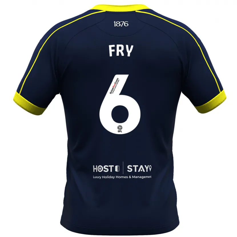 Danxen Niño Camiseta Dael Fry #6 Armada 2ª Equipación 2023/24 La Camisa