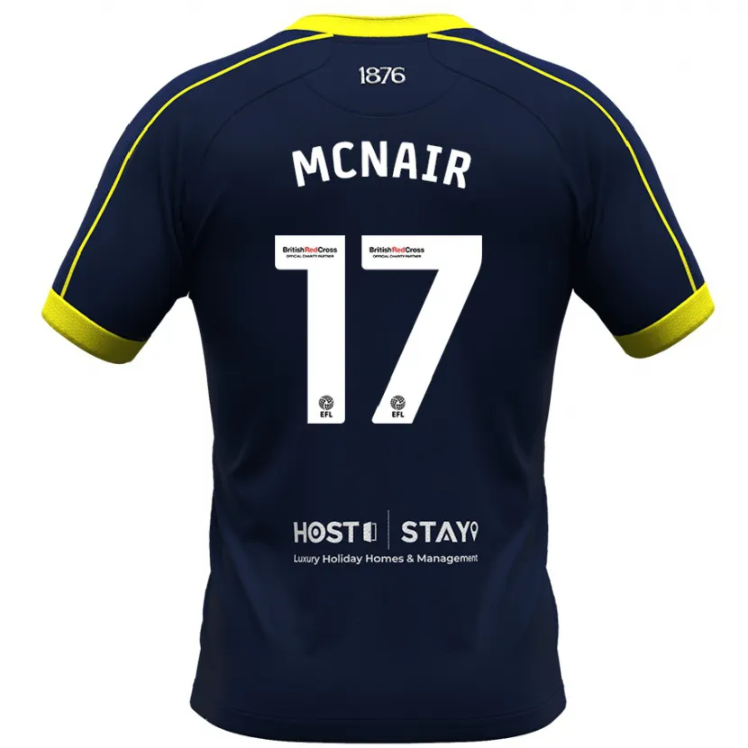 Danxen Niño Camiseta Paddy Mcnair #17 Armada 2ª Equipación 2023/24 La Camisa