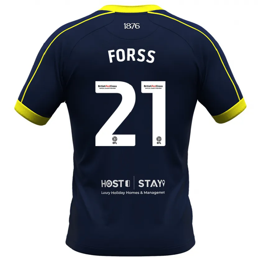 Danxen Niño Camiseta Marcus Forss #21 Armada 2ª Equipación 2023/24 La Camisa