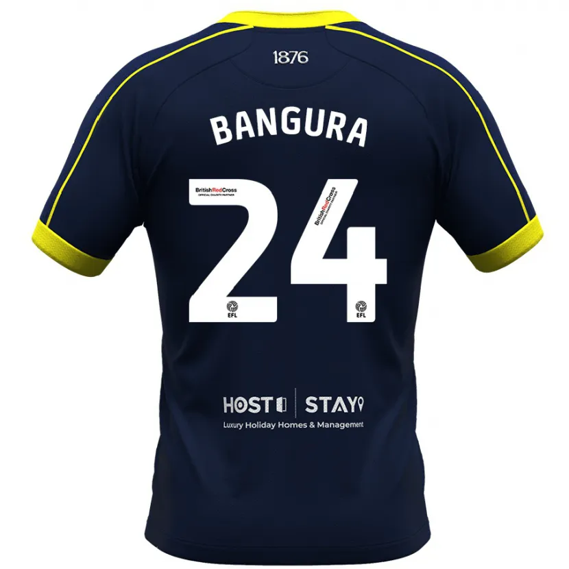 Danxen Niño Camiseta Alex Bangura #24 Armada 2ª Equipación 2023/24 La Camisa