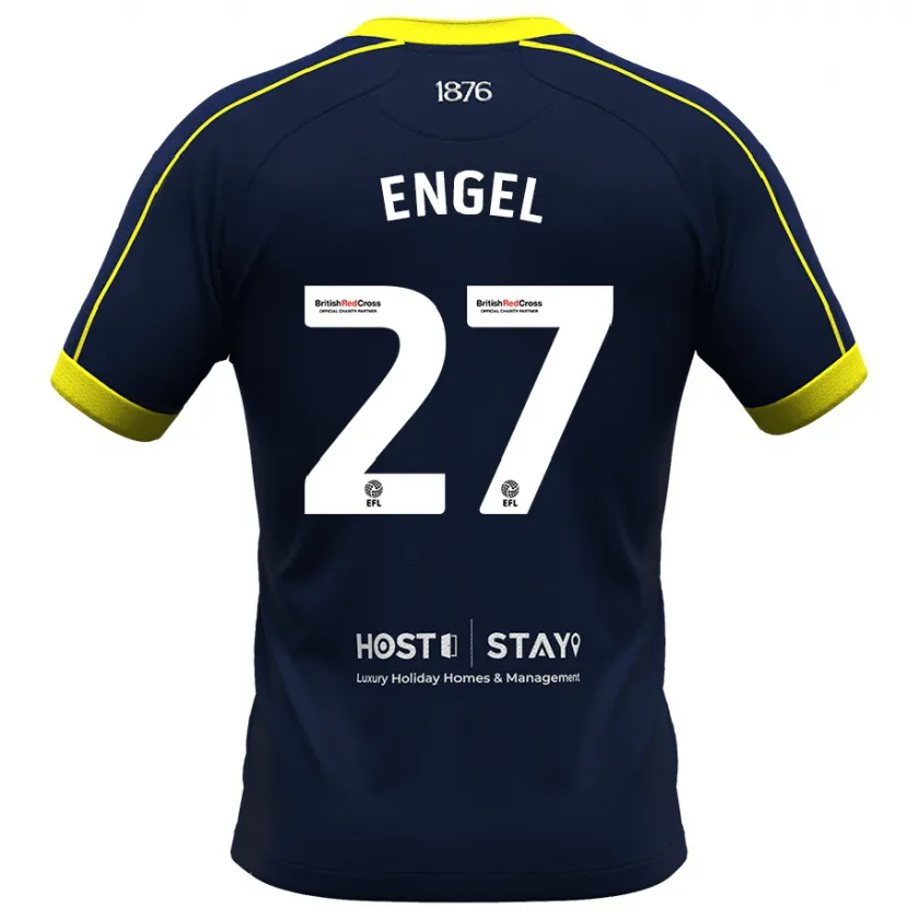 Danxen Niño Camiseta Lukas Engel #27 Armada 2ª Equipación 2023/24 La Camisa