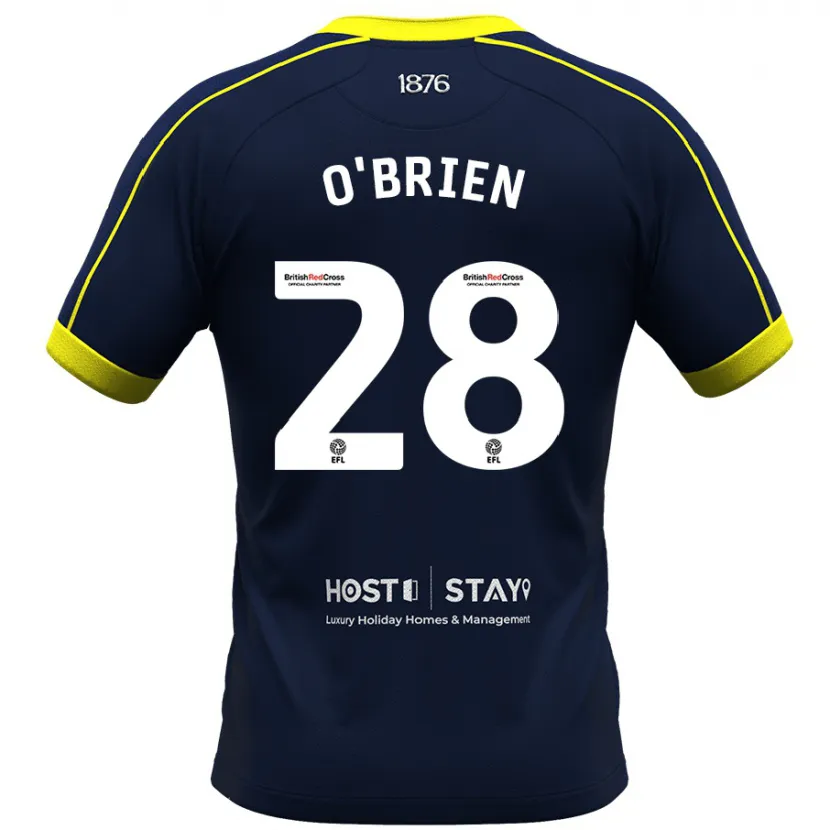 Danxen Niño Camiseta Lewis O'brien #28 Armada 2ª Equipación 2023/24 La Camisa